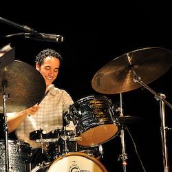Fabio Augustinis playing drums