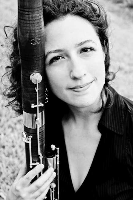 Laura Miller poses with bassoon