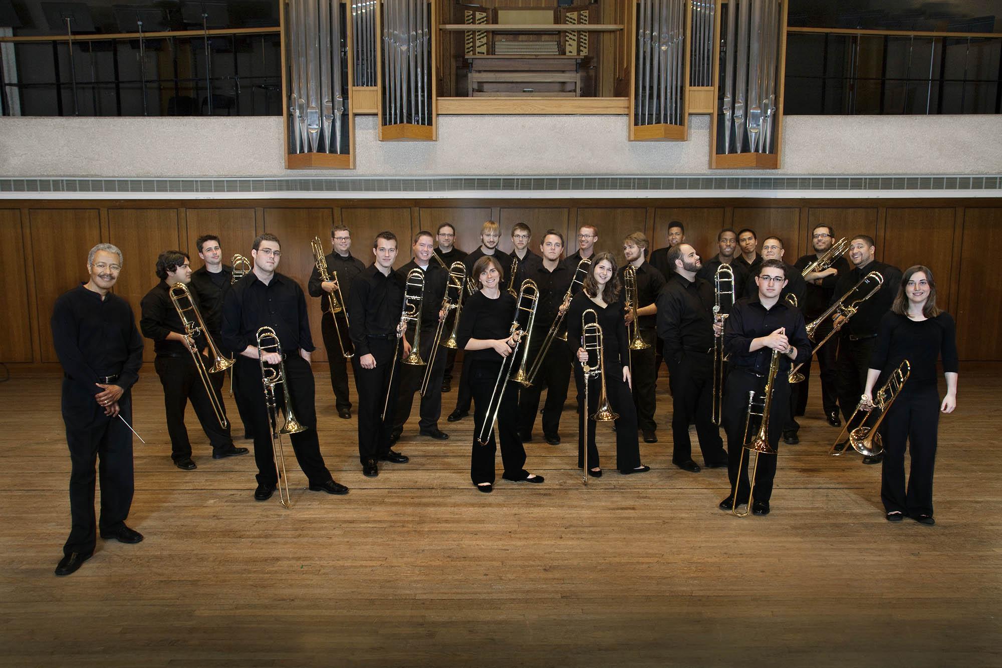 a photo of the 2012 Trombone Choir