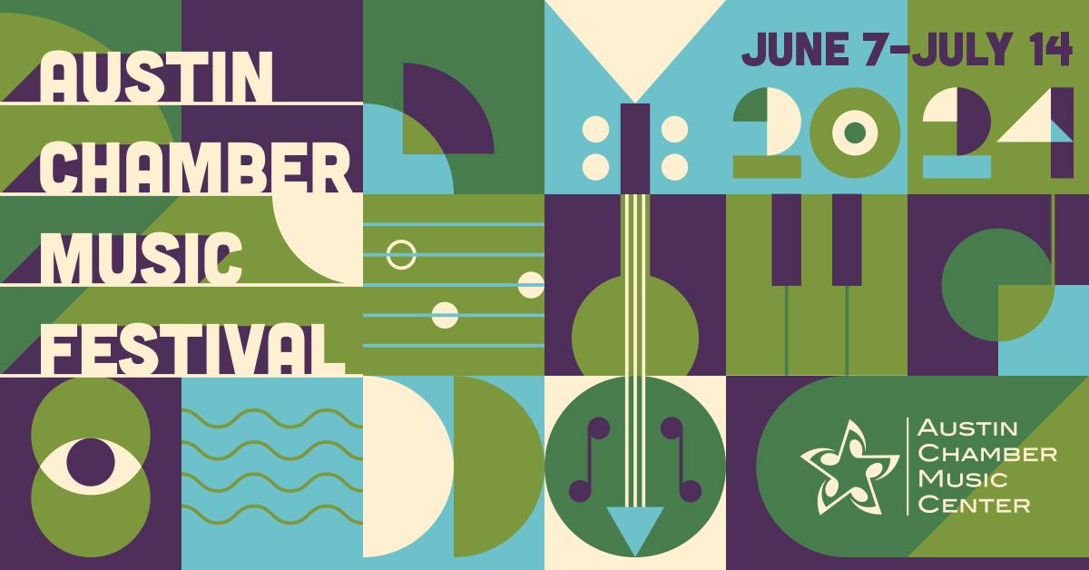 An abstract geometric image for Austin Chamber Music Festival