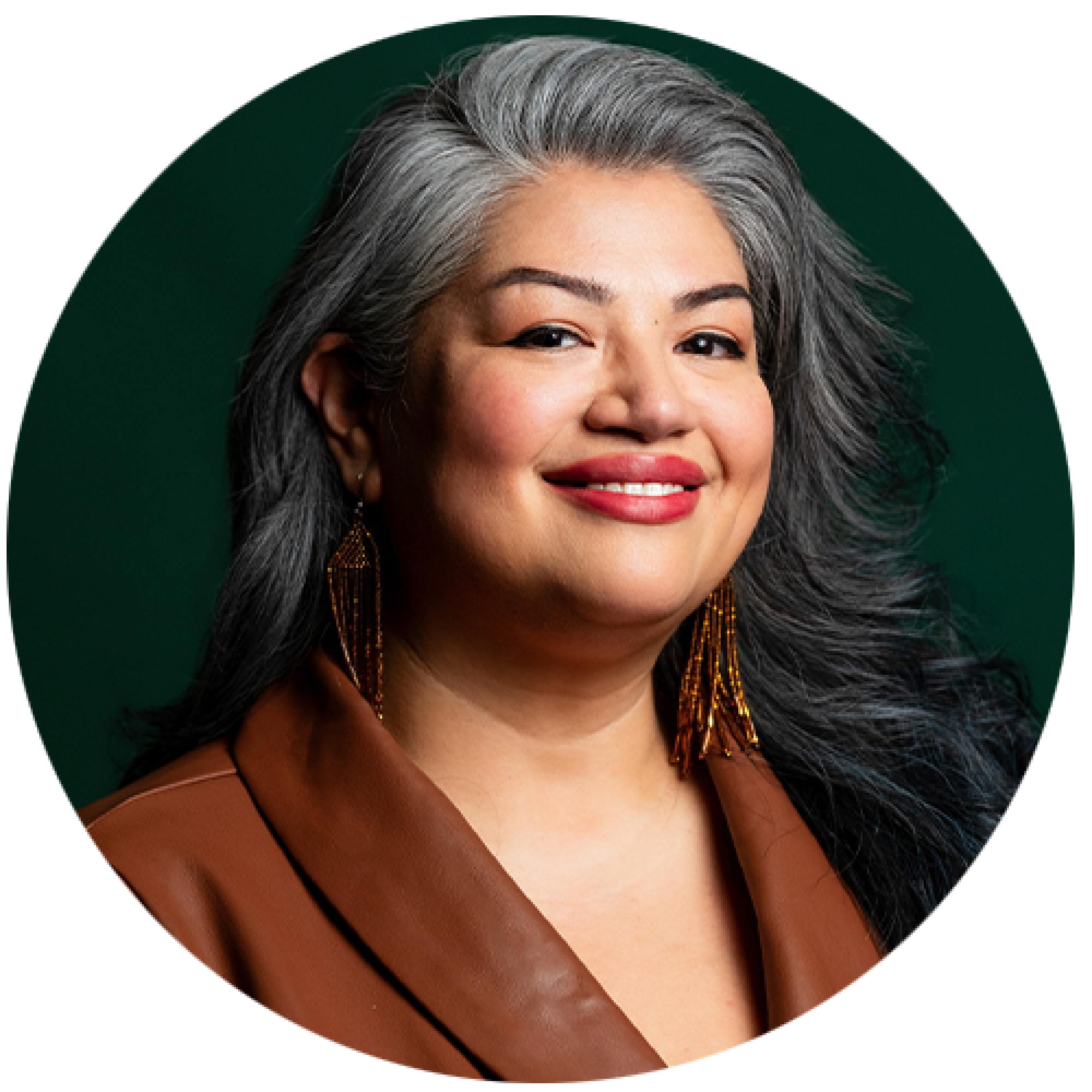 a headshot of Claudia Chapa