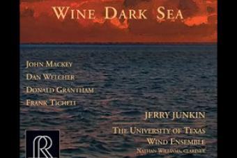 Wind Ensemble album cover for "Wine Dark Sea"
