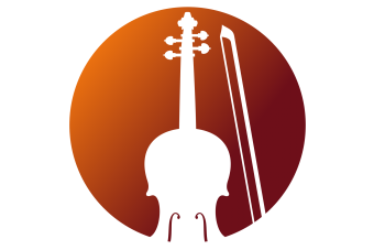an icon of a violin and bow.