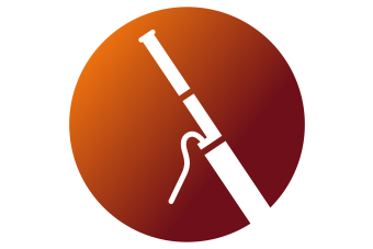 A Graphic Icon of a Bassoon