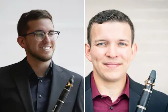 Headshots of Chanse Morris and Paul Hafley