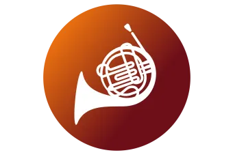 graphic icon of a horn