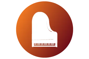 an icon of a grand piano viewed from above