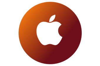 icon of the apple logo