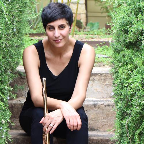 Marianne Gedigian with her flute