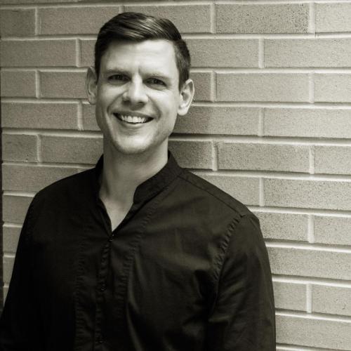 black and white portrait of Marc Sosnowchik