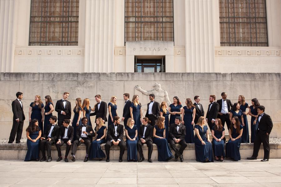 Concert Chorale engaged in conversations on the UT campus