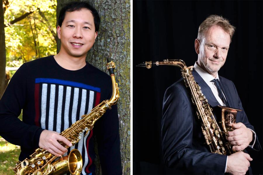 Headshots of Kenneth Tse (left) and Arno Bornkamp (right)