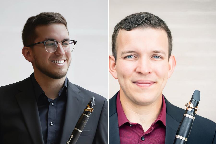 Headshots of Chanse Morris and Paul Hafley