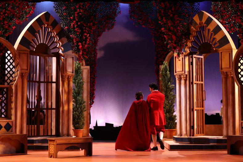 Opera scene on stage