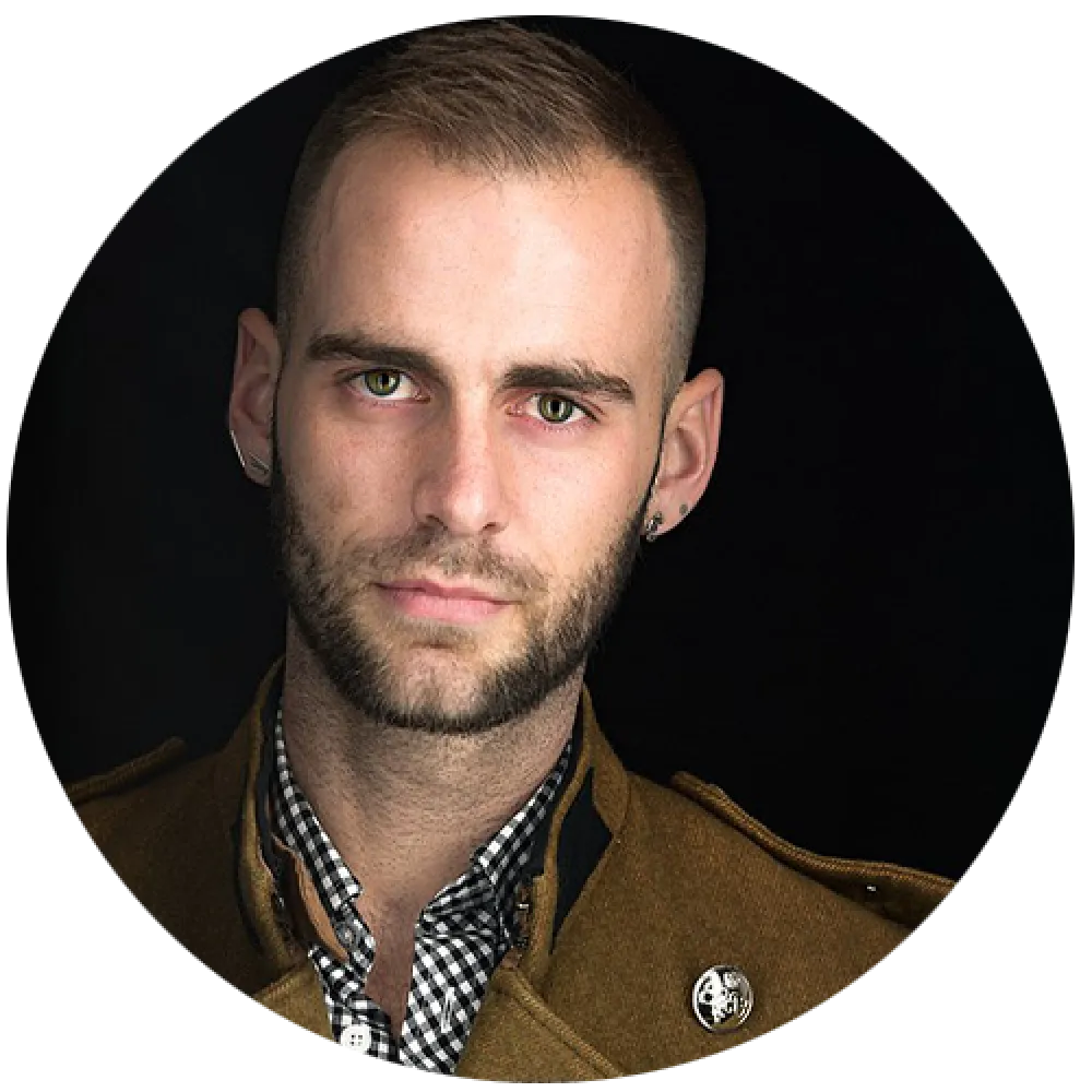 a headshot of Colin Brush
