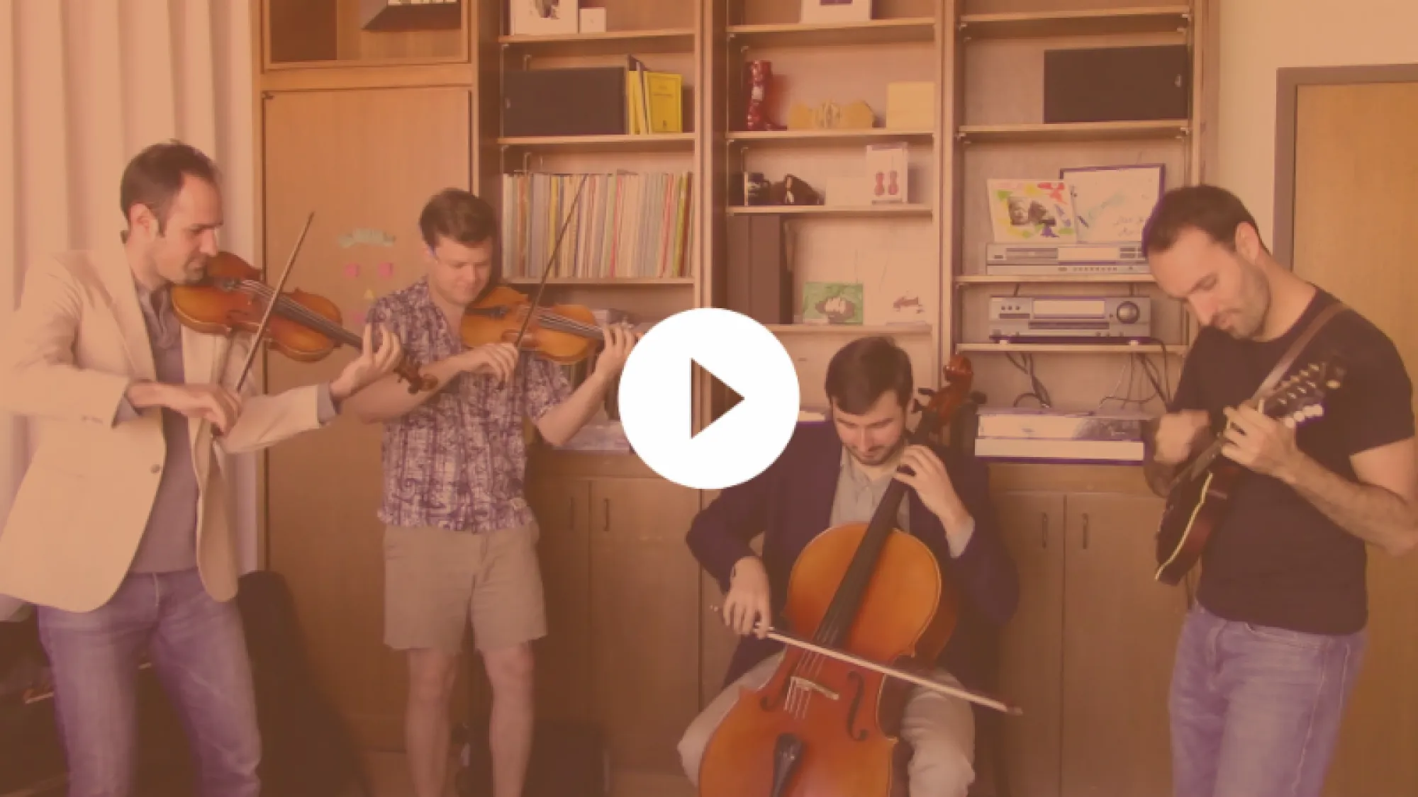 Still from a video with BSOM community thanking contributors. Photo links to YouTube video.