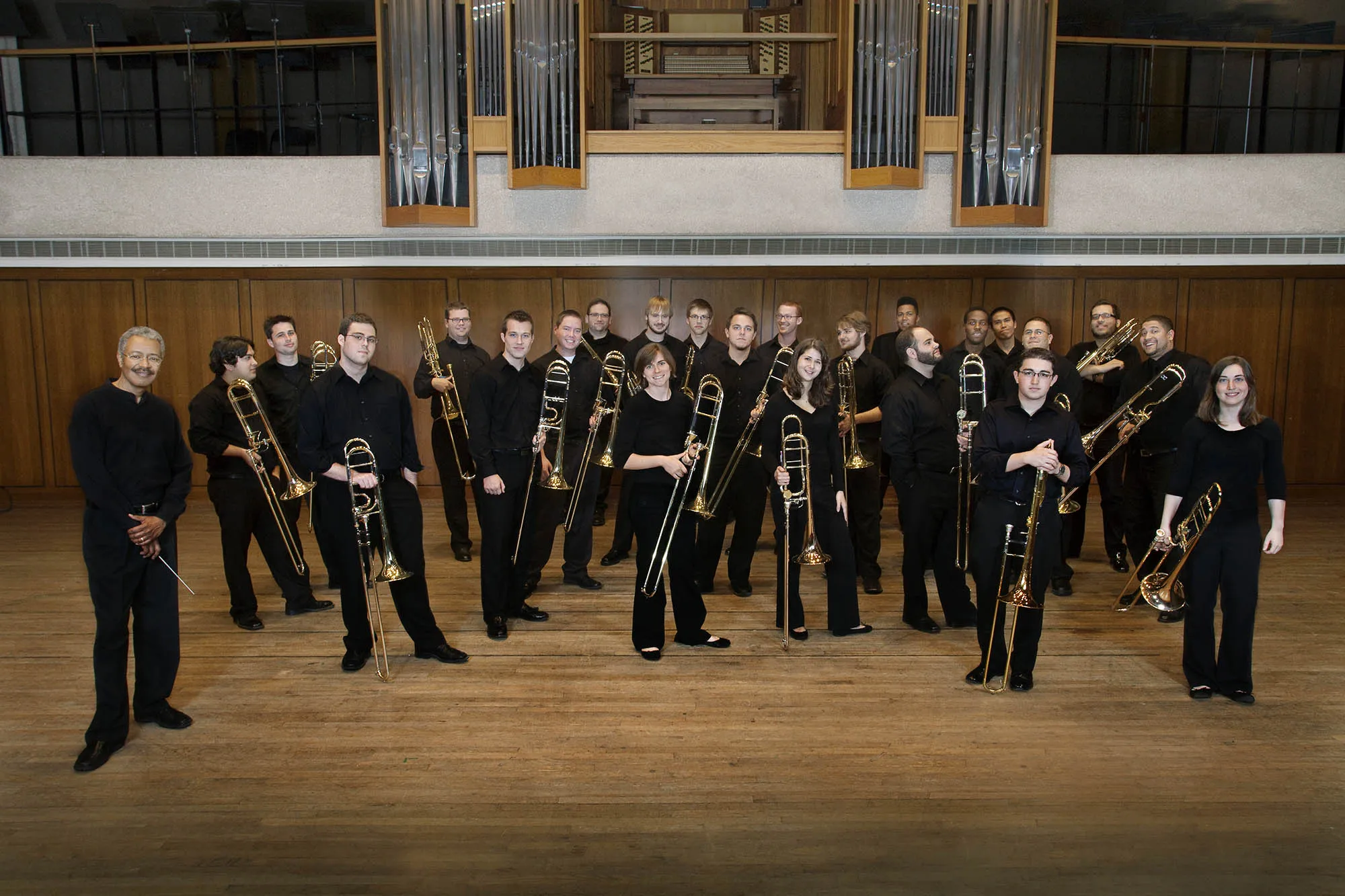 a photo of the 2012 Trombone Choir