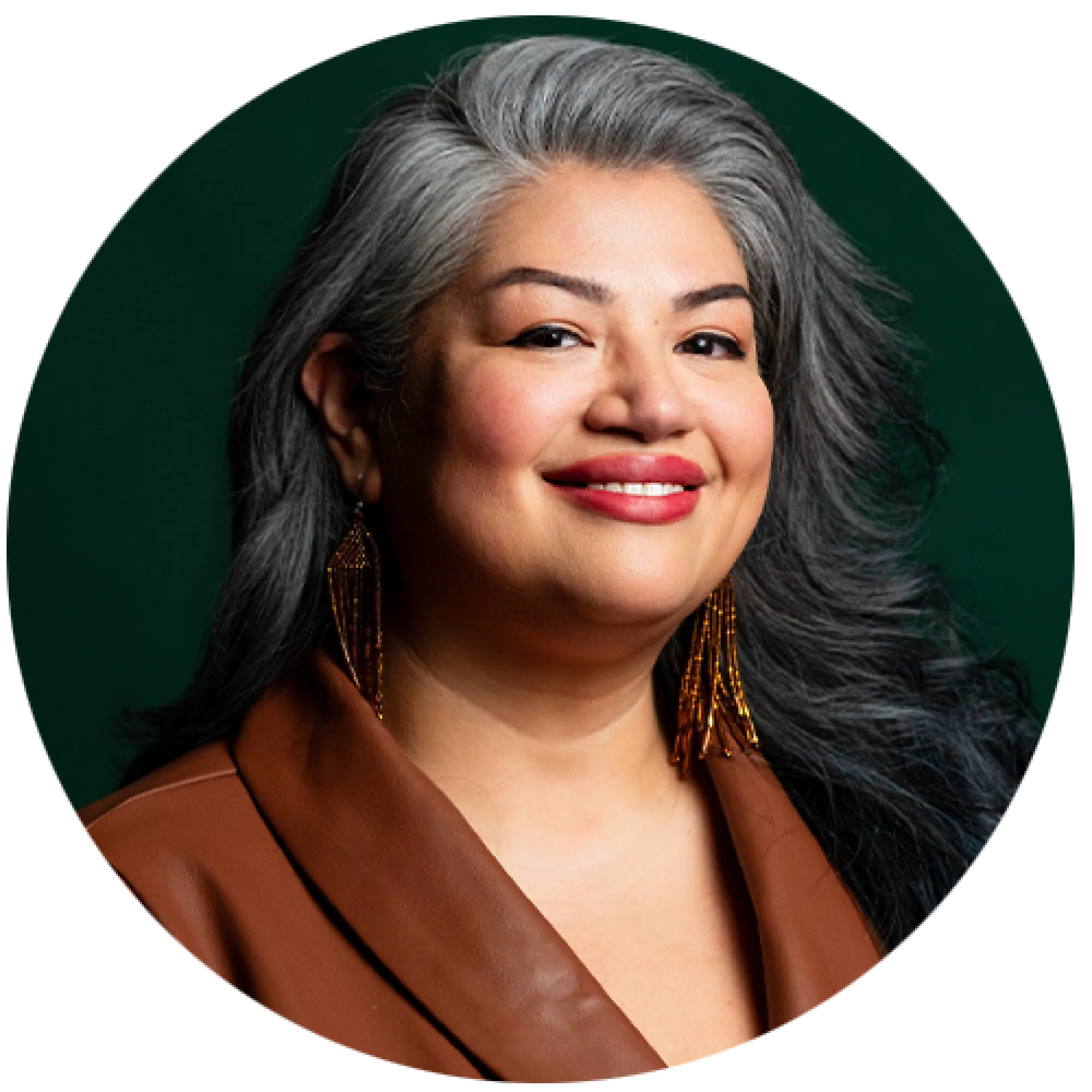 a headshot of Claudia Chapa
