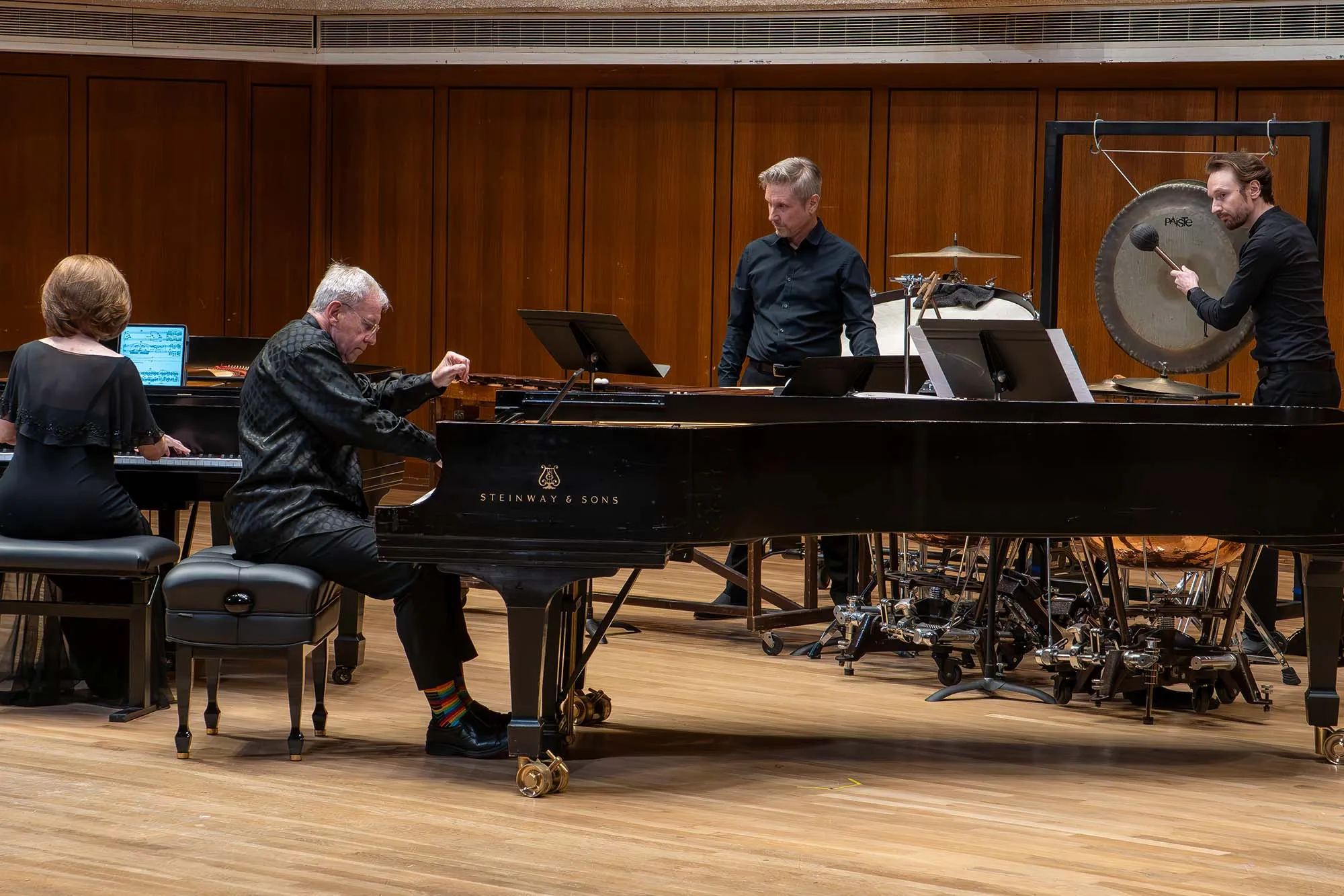 Chamber Musicians perform on stage