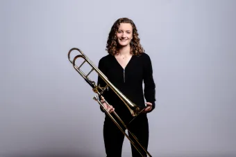 Student with Oboe