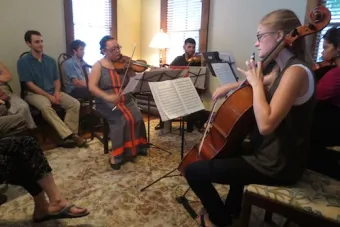 House concert performance
