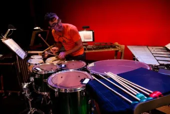 Matthew Teodori of line upon line percussion