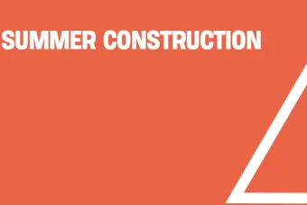 The Music Building will be under construction for most of summer 2019