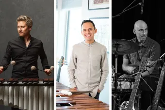 Side-by-side portraits of Thomas Burritt, Ivan Trevino, and Richard Huntley