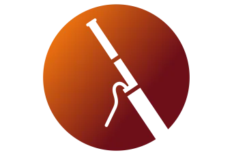 A Graphic Icon of a Bassoon