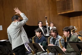 Jazz Band performing on stage