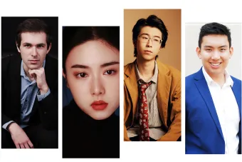 A collage of headshots of the featured competition winners.