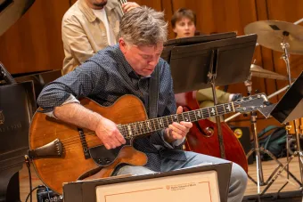 Guitarist Peter Bernstein playing on stage