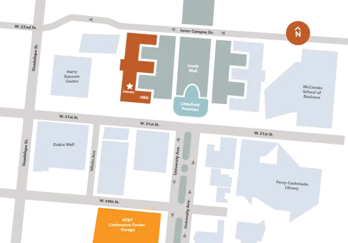 Jessen Auditorium Garage Parking Map