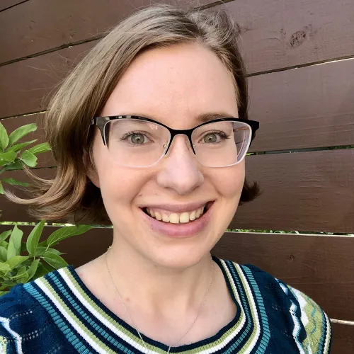 Grace Gollmar smiles into the camera