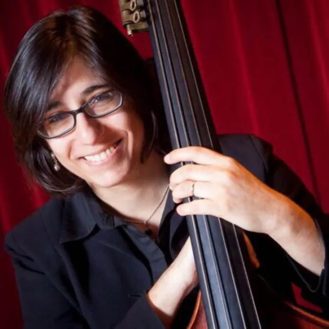 Laura Camacho poses with her cello