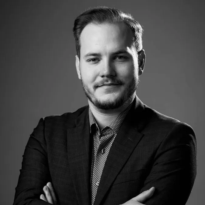 A headshot of Blake Hordé