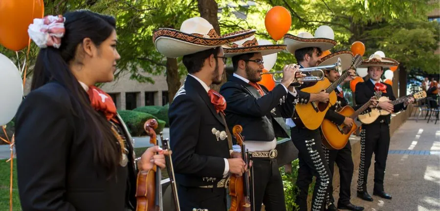 The Mariachi Ensemble performing