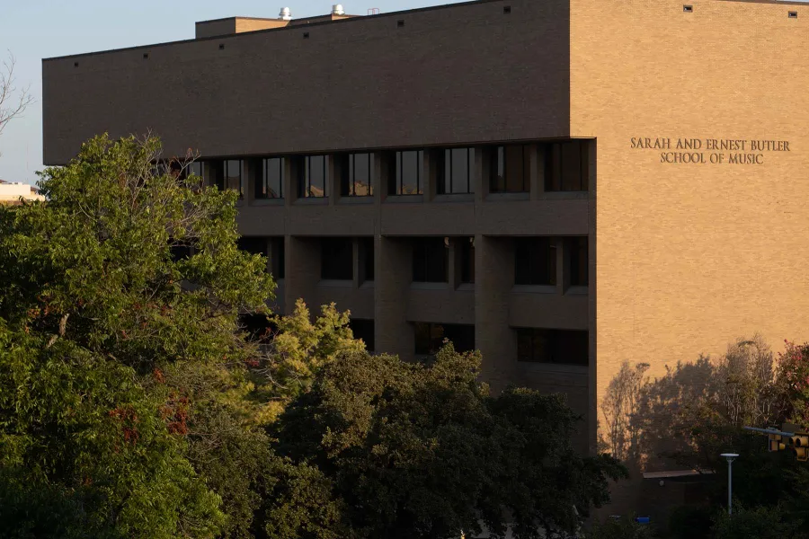 Butler building at sunrise