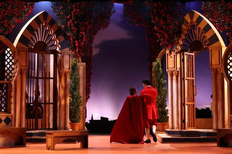 Opera scene on stage