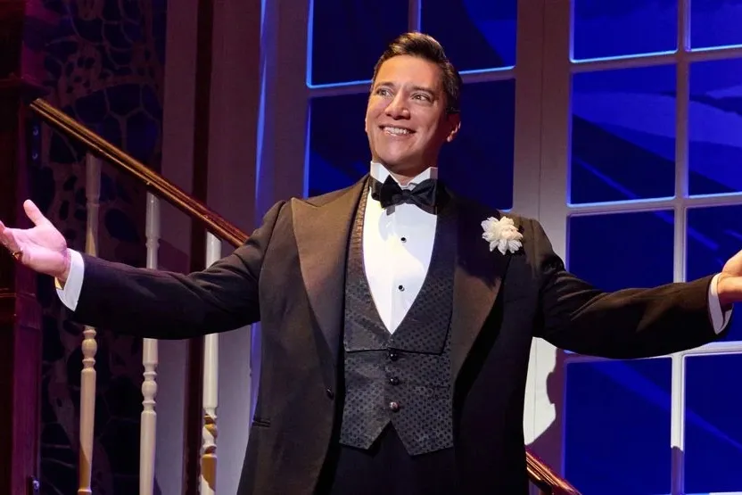 Man singing on stage